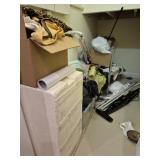 Closet Lot w/ Assorted Household Items