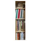 Cabinet Lot of Cookbooks