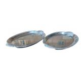 2 Wilton Metal Trays - 21 x 13.5