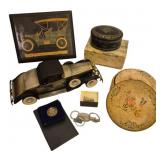 Group of Boxes & Auto Collectibles