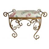 Heavy Iron Vanity Stool 19"x24"x14"