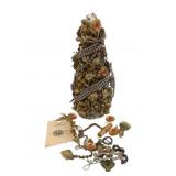 Christmas Tree Made from Costume Jewelry