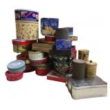 Lot of Christmas Tins