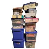 14 Boxes Full of Fabric & Textiles