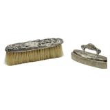 2 Vintage Sterling Silver Brush & Buffer 2.11oz