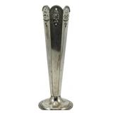 Decorative Silver Plate Vase 12"