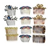 Collection of Decorative Hair Combs