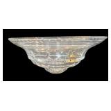 Clear Glass Decorative Bowl 5.25 x 13.25