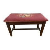 Antique Piano Bench 18"x30"x14.5"