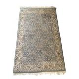 Leather Bound Indian Jaipur Rug 77"x48.5"