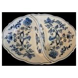 Blue Danube Divided Serving Bowl 11"x7.5"