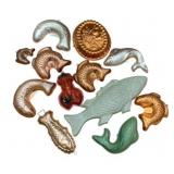 12 Fish Molds - 25 x 9