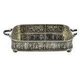 Barbour Silver Co Silver Plate Tray 2"x9"x6"