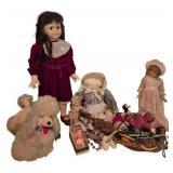 Vtg Dorothy Doll w/ Accessories & Friends