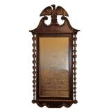 Federal Style Mahogany & Gilt Eagle Mirror