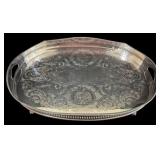 Sheffield Plate Handled Tray 20"x14"