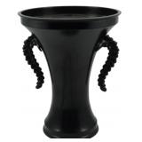 Bronze Ikebana Flower Vase 9.5"