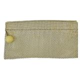 Vtg Whiting & Davis Beaded Purse 6"x14"