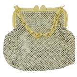 Vtg Whiting & Davis Celluloid Purse