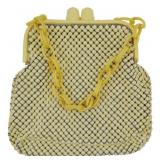 Vtg Whiting & Davis Celluloid Purse