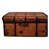 Wooden Dome Top Trunk 14"x30"x16"