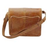 Vtg Genuine Snakeskin Shoulder Bag