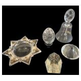 Lenox Bell & Glass Paper Weight & Etc