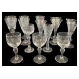 Assorted Glass Cordials 5"