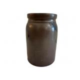 Antique Salt Glazed Stoneware Crock 10"x6"