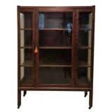 Original Finish Mission Oak Display Cabinet
