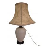 Crackle Glaze Pottery Table Lamp 21.5"