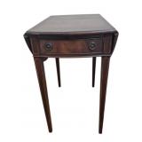 Vtg Mahogany Drop Leaf Side Table