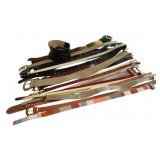 Lot of Assorted Signed Designer Belts - Size M