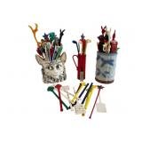 Collection of Vintage Swizzle Sticks