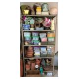 Metal Shelf w/ Contents
