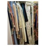 Side Closet Including Vintage Clothing & Storage