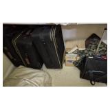 Collection of Assorted Luggage and Suitcases