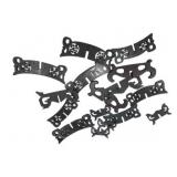 Chinese Carved Wood Stand Brackets 12"x7"