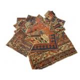 Antique Caucasian Rug Fragments Collection