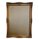 Ornate Gold Gilt Framed Wall Mirror 43"x31"
