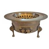 Brass Warming Stand or Burner w/ Footed Base