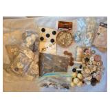 Assorted Vintage Buttons Collection