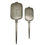 International Sterling Co. Mirror & Brush