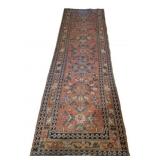 Antique Persian Heriz Runner Rug 32"x105"
