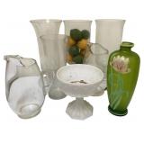 Lot of Assorted Vases - 14" Tall