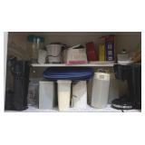2 Shelf Lot of Kitchen Items