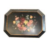 Tole Metal Serving Tray Large 26.5"x18.5"