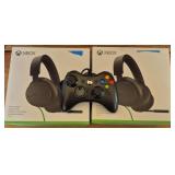2 Xbox Series S/X Stereo Headsets & Controlle