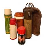 Lot of Vintage Thermos Items