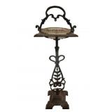 Iron Ash Tray / Smoking Stand 26.5"